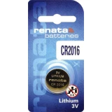 Litijumska dugmasta baterija Renata CR 2016