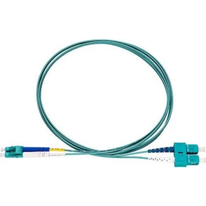 Rutenbeck 228051002 Glasfaser svjetlovodi priključni kabel [1x LC-D priključak - 1x SC-D priključak] Multimode OM4 2.00 slika