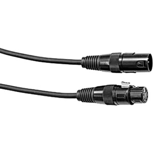 DMX Connection cable [1x 5-polni muški konektor XLR - 1x 5-polni ženski konektor XLR] 5 m Eurolite 5-Pol slika