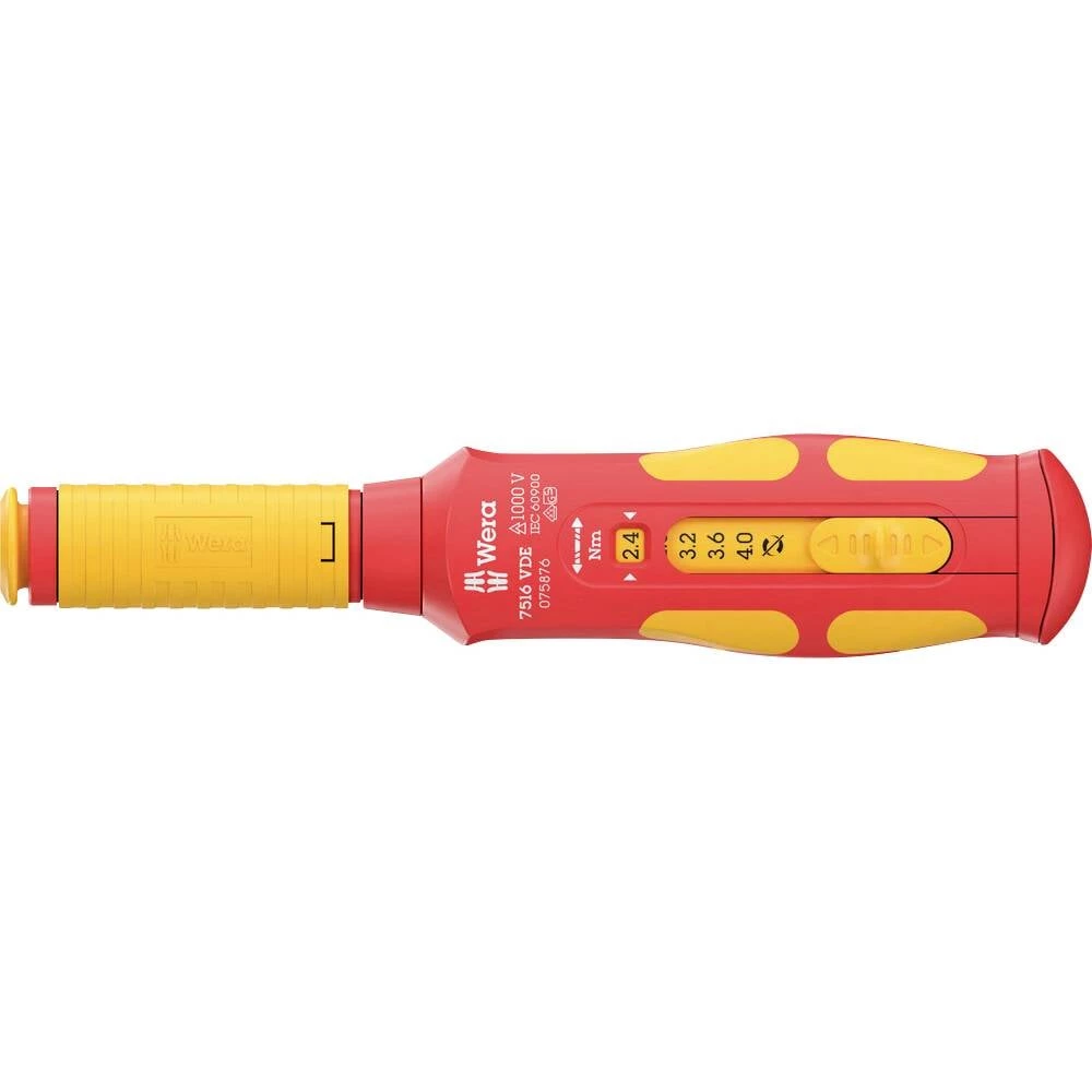 Wera 7516 VDE VDE moment odvijač 1 komad 2.4 - 4 Nm slika