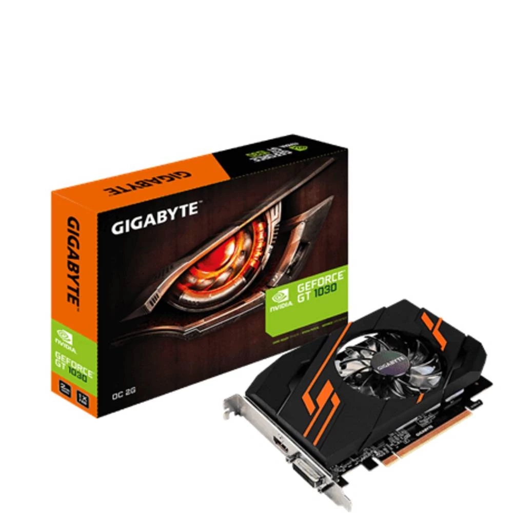 Gigabyte GV-N1030OC-2GI GeForce GT 1030 2GB GDDR5 64-bit 4096x2160 piksela PCI Express 3.0 Gigabyte grafička kartica  GT1030  2 GB    PCIe 3.0 slika