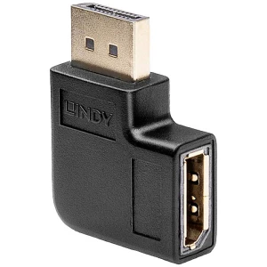 LINDY 41333 DisplayPort adapter [1x ženski konektor displayport - 1x muški konektor displayport] crna slika
