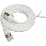 LAN (RJ45) Mreža Priključni kabel CAT 6 U/FTP 3 m Bijela plosnati Slim Wirewin