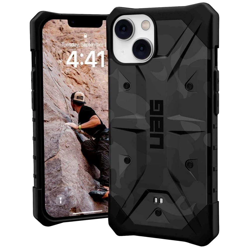 Urban Armor Gear Pathfinder SE Pogodno za model mobilnog telefona: iPhone 14, iPhone 13, crna, kamuflažna boja Urban Armor Gear Pathfinder SE case Apple iPhone 14, iPhone 13 crna, kamuflažna boja slika