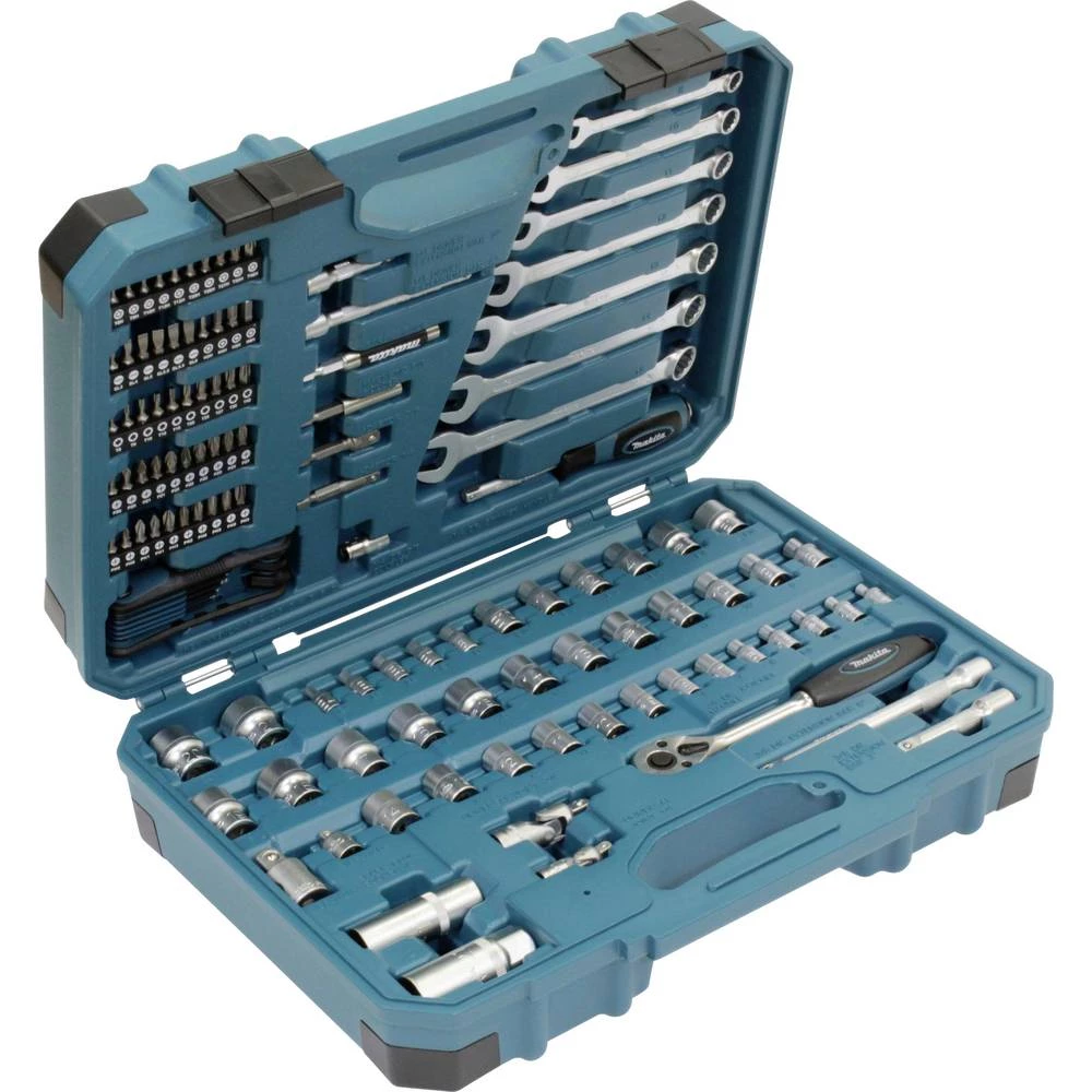 Makita E-06616 univerzalno set alata u kovčegu 120-dijelno slika