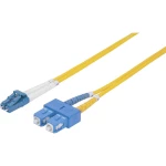 Staklena vlakna Svjetlovodi Priključni kabel [1x Muški konektor LC - 1x Muški konektor SC] 9/125 µ Singlemode OS2 5 m Inte