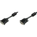 Digitus DVI Priključni kabel [1x Muški konektor DVI, 24 + 1 pol - 1x Ženski konektor DVI, 24 + 1 pol] 10 m Crna slika