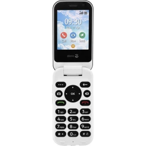 Primo by DORO 7080 senior preklopni telefon sos ključ grafitna, bijela slika