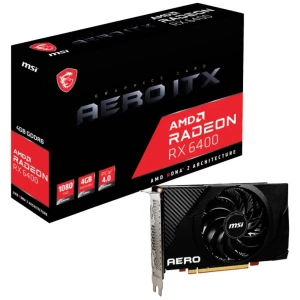 MSI Gaming grafička kartica AMD Radeon RX 6400 Aero ITX 4 GB GDDR6-SDRAM PCIe HDMI™, DisplayPort AMD FreeSync slika