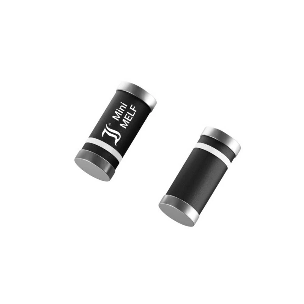 Diotec Zener dioda ZMD10 Kućište (poluvodiča) DO-213AA Zener napon 10 V Snaga (maks) P(TOT) 1 W Povratni napon U(R) 7 V slika