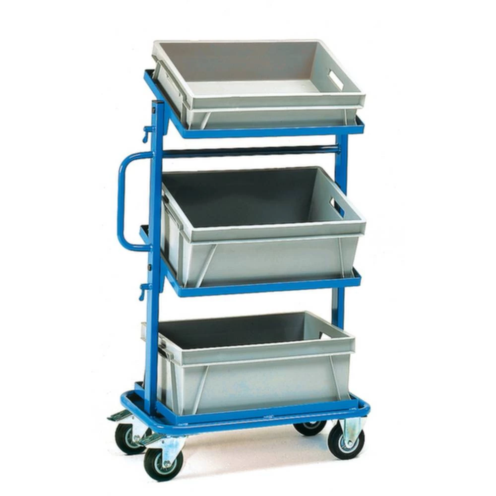 Fetra Hauptartikel 32912 etažna kolica čelik obložen s prahom Opterećenje (maks.): 200 kg briljantno-plava (RAL 5007) bo slika