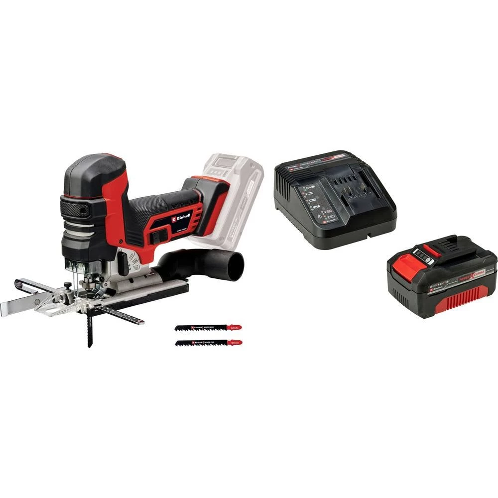 Einhell akumulatorska ubodna pila 4321265+4512042 uklj. punjač, uklj. akumulator 4.0 Ah slika