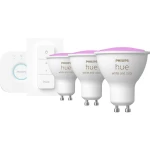 Philips Lighting Hue LED žarulja 871951434010700 Energetska učinkovitost 2021: G (A - G) Hue White & Col. Amb. GU10 Dreierpack Starterset inkl. Dimmschalter GU10 12.9 W toplo bijela do hladno