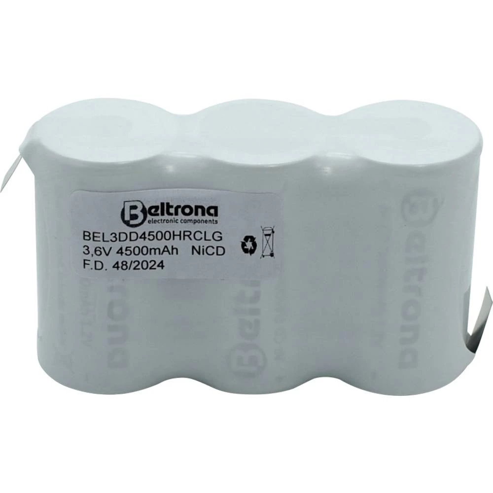 Beltrona BEL3DD4500HRCLG specijalni akumulatori NiCd 3.6 V 4500 mAh 1 kom. slika