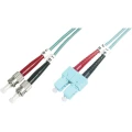 Digitus DK-2512-01/3 Glasfaser svjetlovodi priključni kabel [1x muški konektor st - 1x muški konektor sc] 50/125 µ Multimode OM3 1.00 m slika