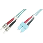Digitus DK-2512-01/3 Glasfaser svjetlovodi priključni kabel [1x muški konektor st - 1x muški konektor sc] 50/125 µ Multimode OM3 1.00 m