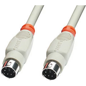 LINDY PS/2 tipkovnica/miš priključni kabel [1x muški konektor PS/2 - 1x muški konektor PS/2] 1.00 m siva slika