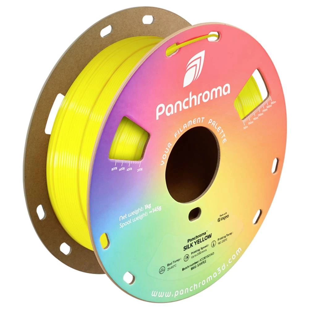 Polymaker CA03021 Panchroma™ Silk 3D pisač filament PLA svilenkasti sjaj 1.75 mm 1000 g žuta, žuta 1 kom. slika