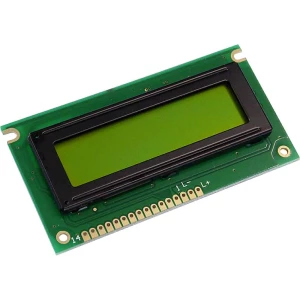 Display Elektronik LCD zaslon žuto-zelena 16 x 2 piksel (Š x V x d) 84 x 44 x 6.5 mm slika