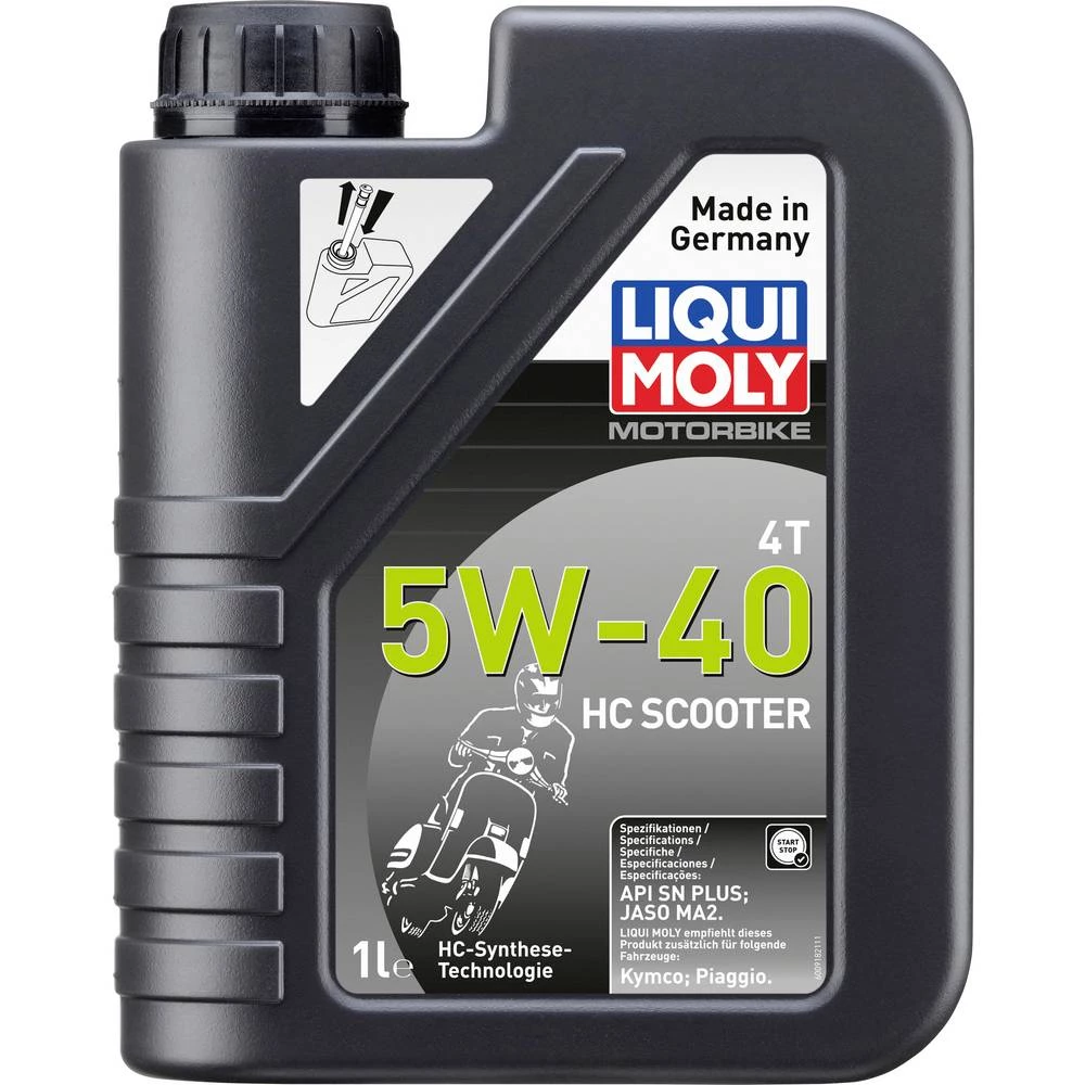 Liqui Moly Motorbike 4T 5W-40 HC Scooter 20829 motorno ulje 1 l slika