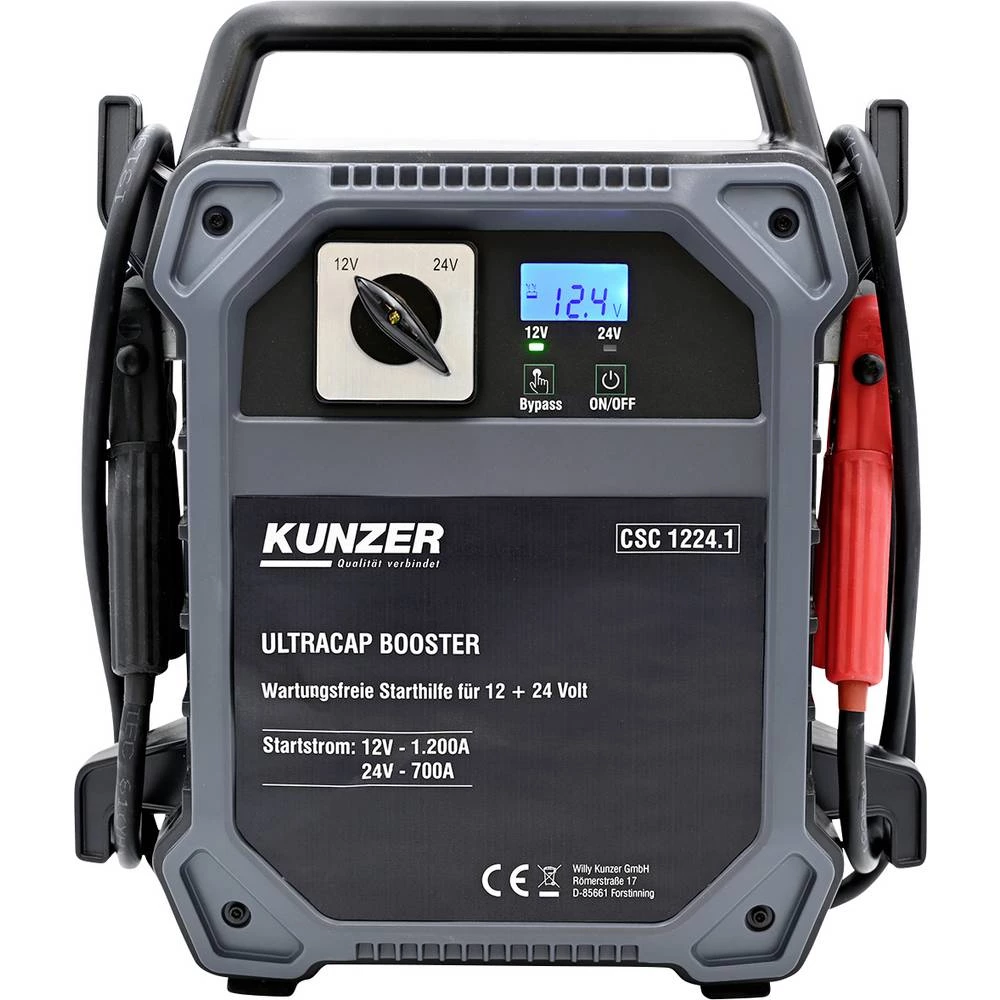 Kunzer CSC 1224.1 auto punjač, brzi start sustav slika