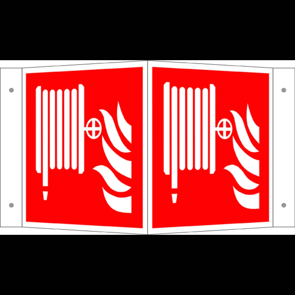 zaštita od požara Crijevo za gašenje požara aluminij (Š x V) 150 mm x 150 mm ISO 7010 1 St. slika