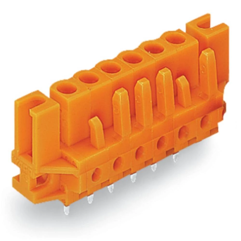 WAGO kućište utičnice za tiskanu pločicu 232 Ukupan broj polova 4 Raster: 5.08 mm 232-164/047-000 50 St. slika
