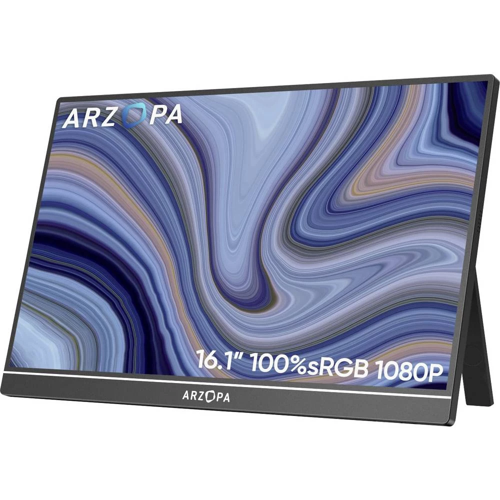 Arzopa LCD zaslon Energetska učinkovitost 2021: A (A - G) 40.9 cm (16.1 palac) 1920 x 1080 piksel 16:9 25 ms HDMI™, USB- slika