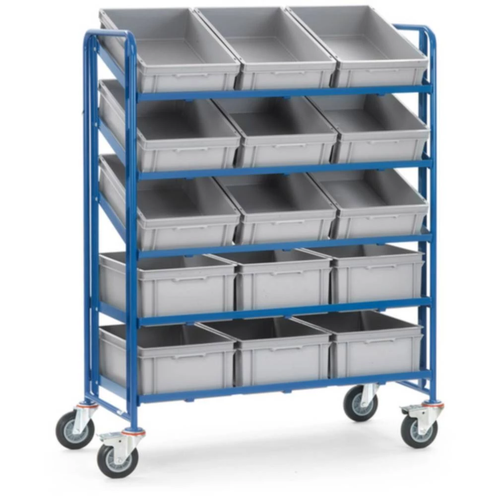 Fetra Hauptartikel 1398 kolica za euro kutije čelik obložen s prahom Opterećenje (maks.): 250 kg briljantno-plava (RAL 5 slika