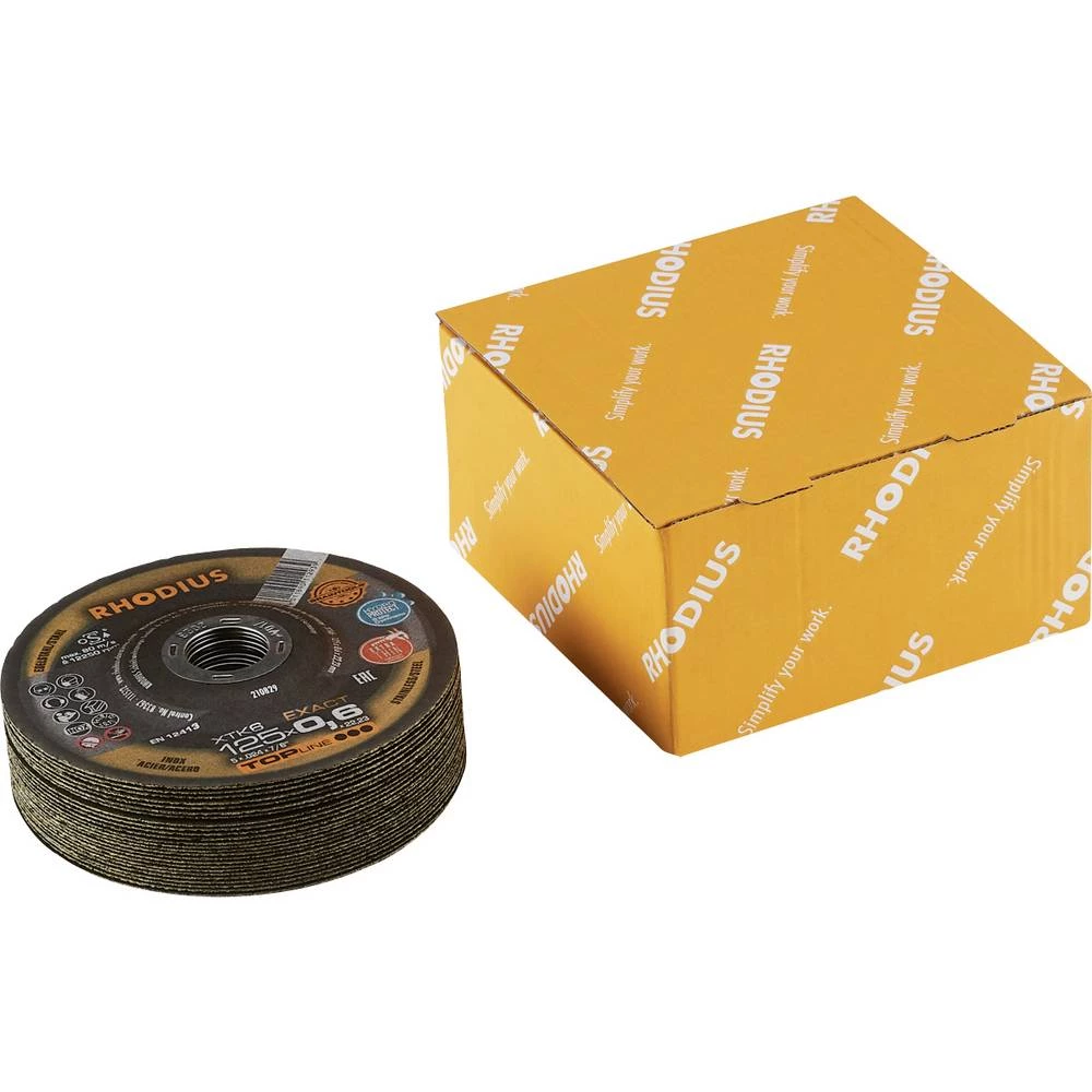 Rhodius 211295 set reznih ploča 125 mm 25 St. nehrđajući čelik, čelik slika