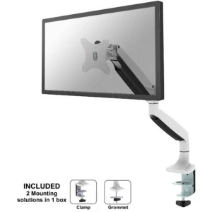 Stolni nosač za monitor 25,4 cm (10") - 81,3 cm (32") Nagibni i okretni NewStar NM-D750WHITE slika