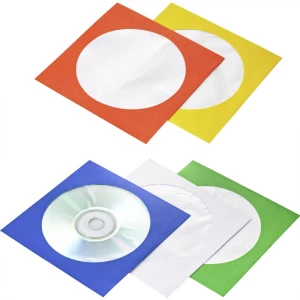 Basetech kutija za CD-je/DVD-je BT-2267608 plava boja, zelena, narančasta, bijela, žuta 1 St. slika