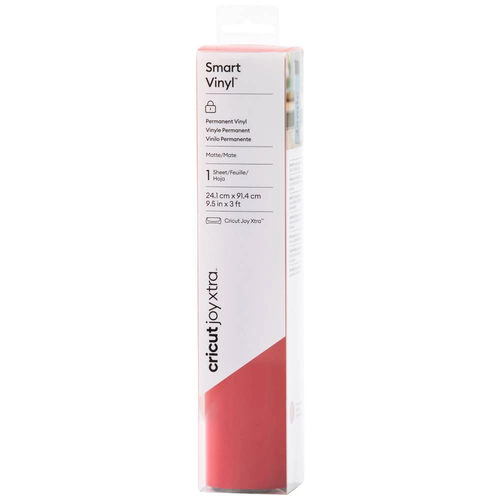 Cricut Smart Vinyl Permanent Joy Xtra folija Širina reza 91.4 cm crvena slika
