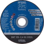 Rezna ploča ravna 125 mm 22.23 mm Pferd Sg Steel 61321222 25 ST
