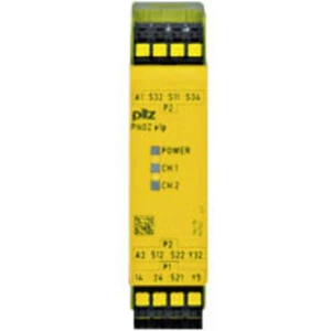 Sigurnosni relej PNOZ e1p C 24VDC 2so PILZ Radni napon (broj): 24 V/DC 2 zatvarač (Š x V x d) 22.5 x 94 x 121 mm 1 ST slika
