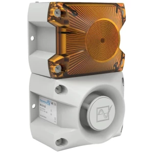 LED sirena PA L 1 narančasta, 12-48DC, 76cd, 105dB, IP66, NEMA4/4x, RAL7035 Pfannenberg optičko-akustički generator signala LED PA L 1 24 V/DC slika