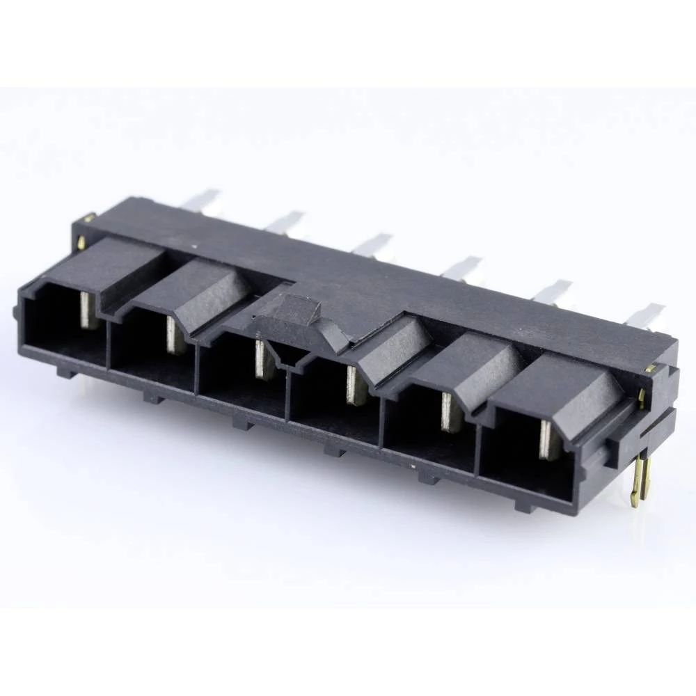 Molex ugradna standardna letva s muškim kontaktima Ukupan broj polova 6 Raster: 10.00 mm 428206213 kom. Tube slika