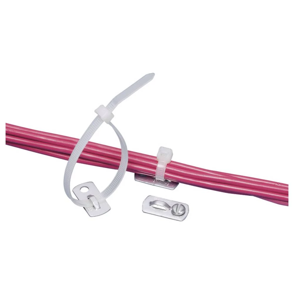 Panduit Cable Tie Mount postolje kabelske vezice vijak, zakovice MBMS-S10-CY Snop Ø, područje 127 mm (max) bezbojna 1 St slika