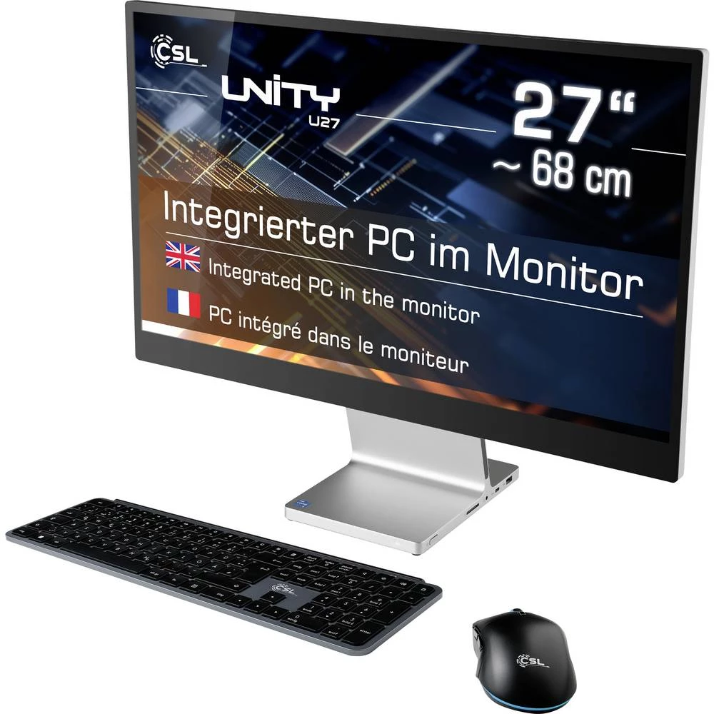 CSL Computer All-in-One PC Unity U27 68.6 cm (27 palac) Full HD Intel® Core™ i5 i5-1235U 96 GB RAM 500 GB SSD Intel Iris slika