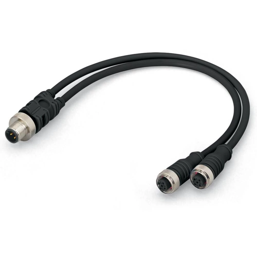 WAGO 756-5516/040-020 razdjenik i adapter za senzor/aktivator M12 ravni muški konektor, žženski konektor, ravni 2.00 m 1 slika