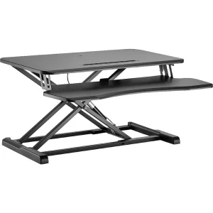 LogiLink EO0033 radni stol za sjedenje i stajanje Raspon visine: 100 do 505 mm crna slika