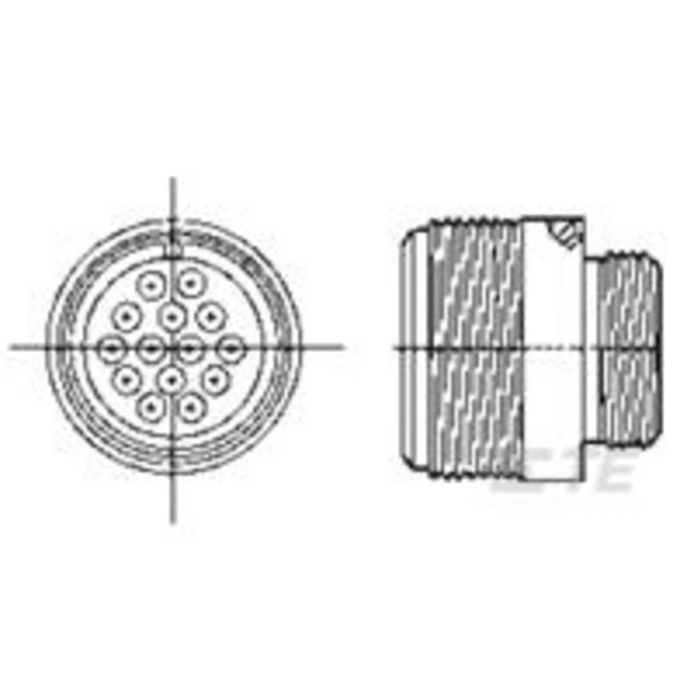 TE Connectivity Circular Plastic ConnectorsCircular Plastic Connectors 213650-1 AMP slika