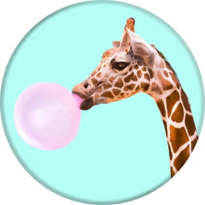 POPSOCKETS Bubblegum Giraffe Stalak za mobitel slika