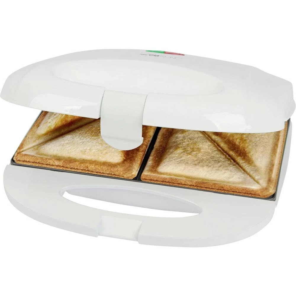 Clatronic ST 3813 toaster za sendviče automatsko podešavanje temperature, premaz protiv lijepljenja bijela slika