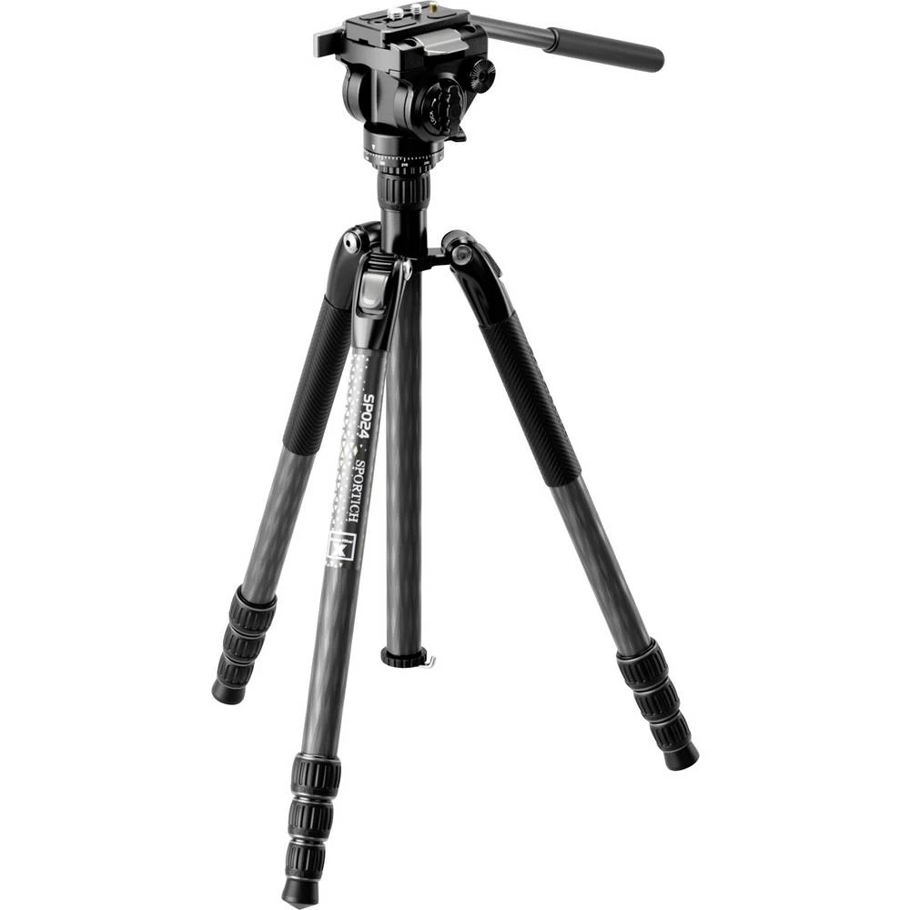 SIRUI Europe Sirui Sportich SP024 + B5X Carbon tronožac 1/4 inča Radna visina=31 - 159 cm karbon crna boja uklj. torba slika