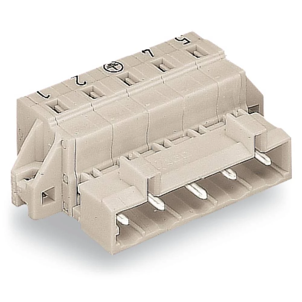WAGO standardna letva s muškim kontaktima 2080 Ukupan broj polova 6 Raster: 7.50 mm 723-606/019-000 25 St. slika