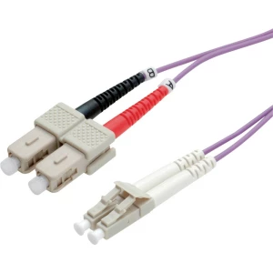 Value 21.99.8763 Glasfaser svjetlovodi priključni kabel [1x muški konektor lc - 1x muški konektor sc] 50/125 µ Multimode slika
