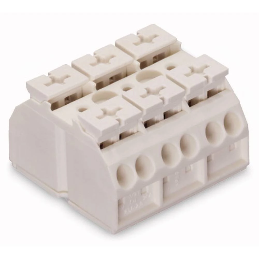 WAGO 862-693 stezaljka za priključivanje uređaja opružna stezaljka bijela 250 St. slika