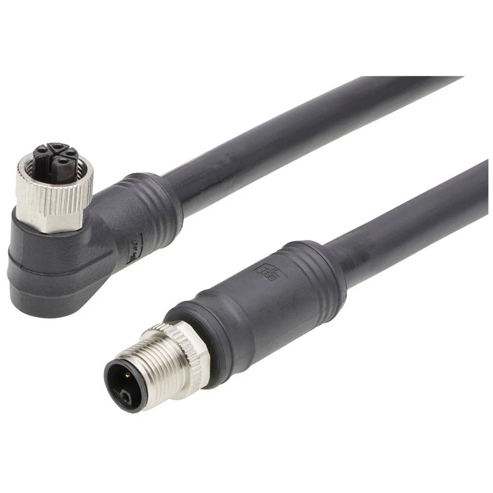 Molex 1205010245 utični konektor za senzor/aktivator, konfekcionirani ženski konektor, kutni, ravni muški konektor 10 m slika