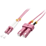 LINDY 46365 staklena vlakna svjetlovodi priključni kabel   Multimode OM4 15.00 m